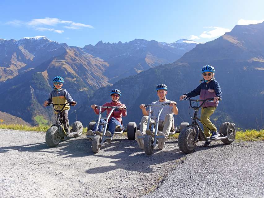 Trottinett- und Mountaincart-Plausch (mit Spaghetti) in Elm